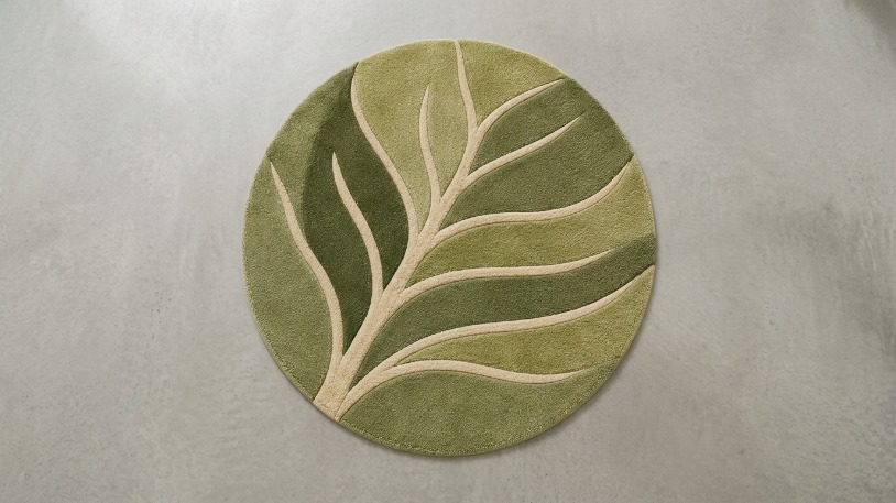 Botanica Round — green leaf